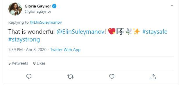 That is wonderful! – легендарная Глория Гейнор поддержала проект АМИ Trend и звезд азербайджанской эстрады