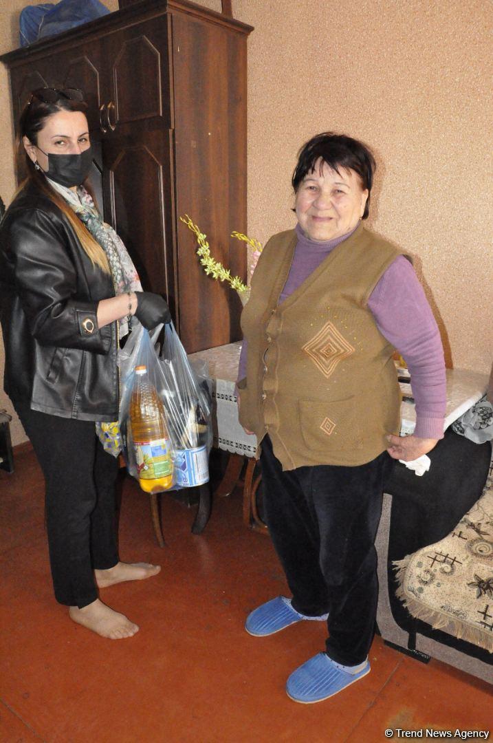 Депутат Севиль Микаилова оказала продовольственную помощь малообеспеченным семьям и одиноким лицам