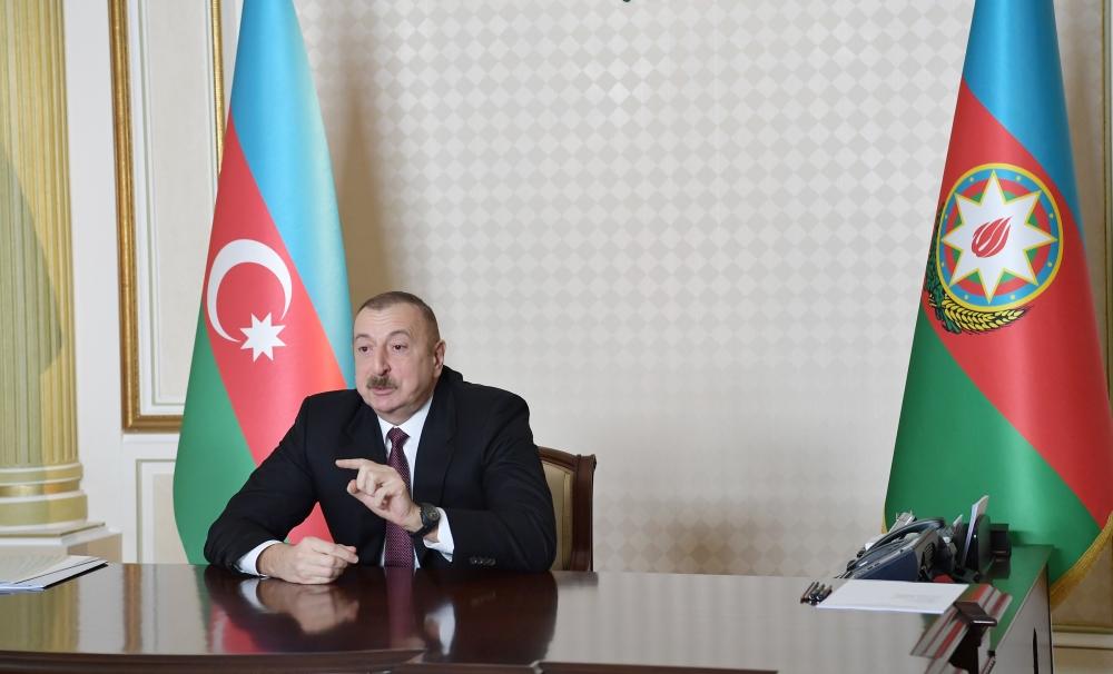 Prezident İlham Əliyevin sədrliyi ilə ilin birinci rübünün sosial-iqtisadi yekunlarına həsr olunan videokonfrans şəklində müşavirə keçirilib