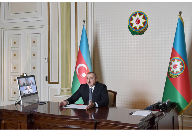 Prezident İlham Əliyev Əmək və Əhalinin Sosial Müdafiəsi və İqtisadiyyat  nazirlərinin iştirakı ilə videobağlantı formatında iclas keçirib