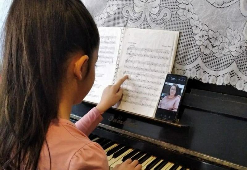 Şəkidə şagirdlərə onlayn ustad dərsi təşkil olunub