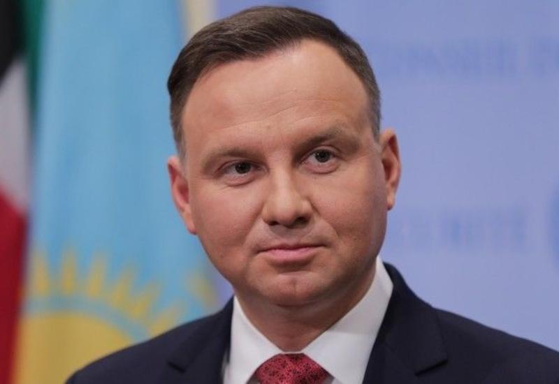 Президент Польши поздравил Президента Ильхама Алиева