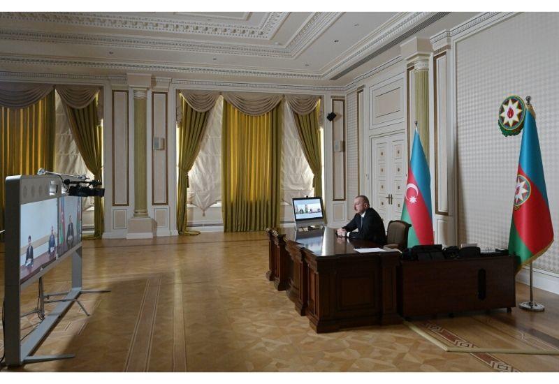 Президент Ильхам Алиев принял в видеоформате Сеймура Оруджева в связи с назначением главой Исполнительной власти Агстафинского, а Эльчина Рзаева - в связи с назначением главой Исполнительной власти Имишлинского района