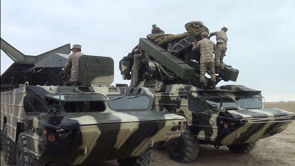 Подразделения ПВО заняли позиционные районы