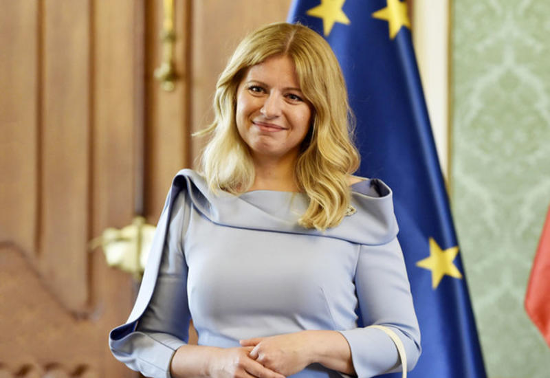 Президент Словакии поздравила Президента Ильхама Алиева