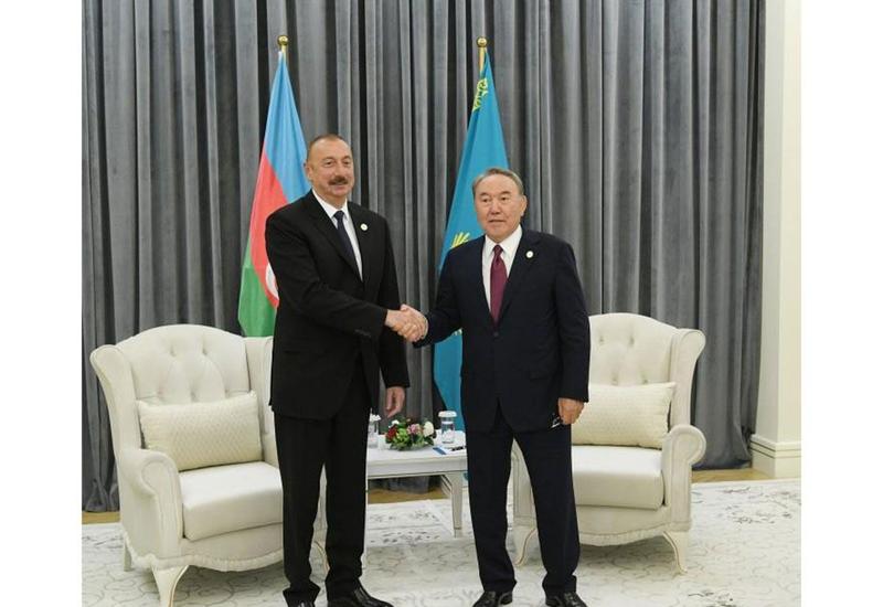Nursultan Nazarbayev Prezident İlham Əliyevi təbrik edib