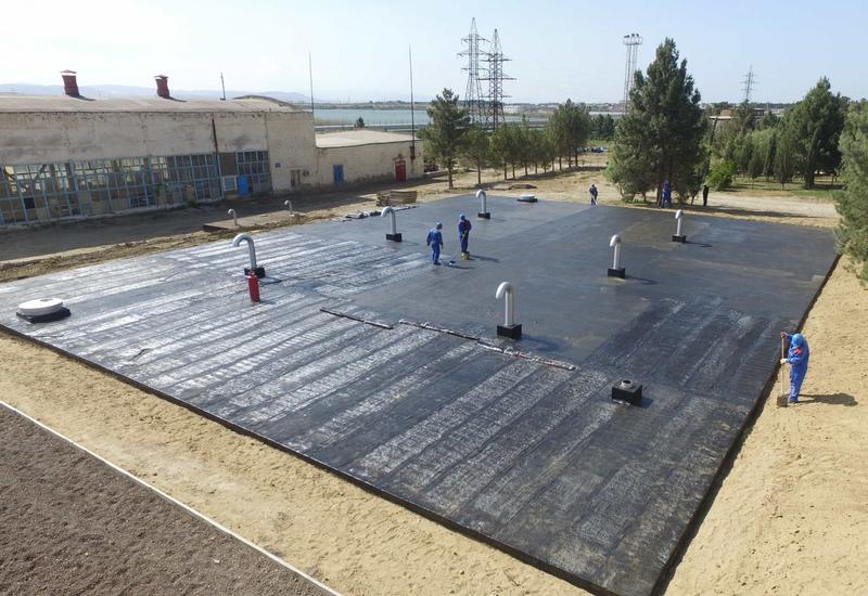 На Джейранбатанском водохранилище проводятся работы по реконструкции