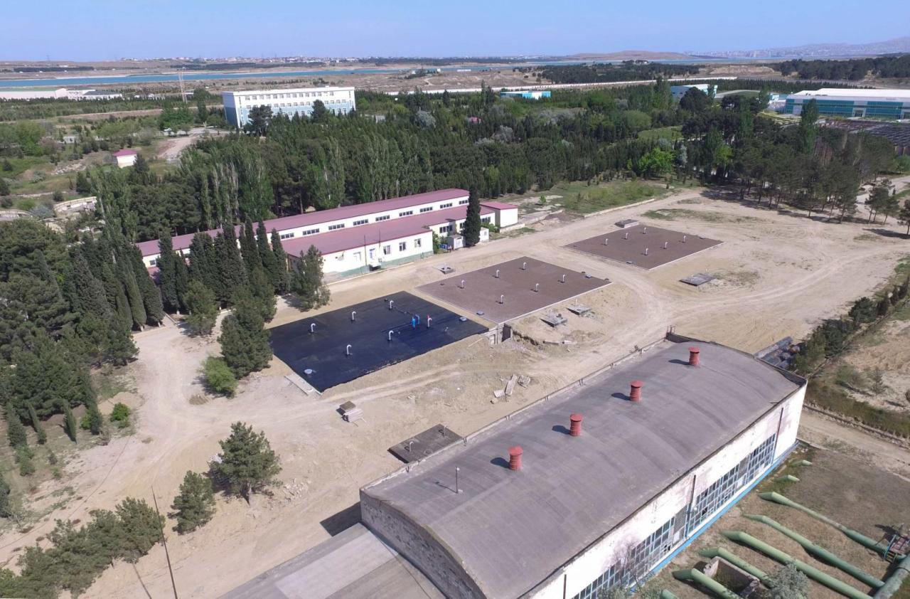 На Джейранбатанском водохранилище проводятся работы по реконструкции