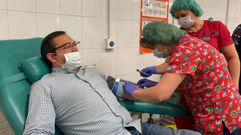 Heydər Əliyev Fondunun Rusiya nümayəndəliyi və Rusiya Azərbaycanlı Gənclər Birliyi Moskvada qanvermə aksiyası keçirib