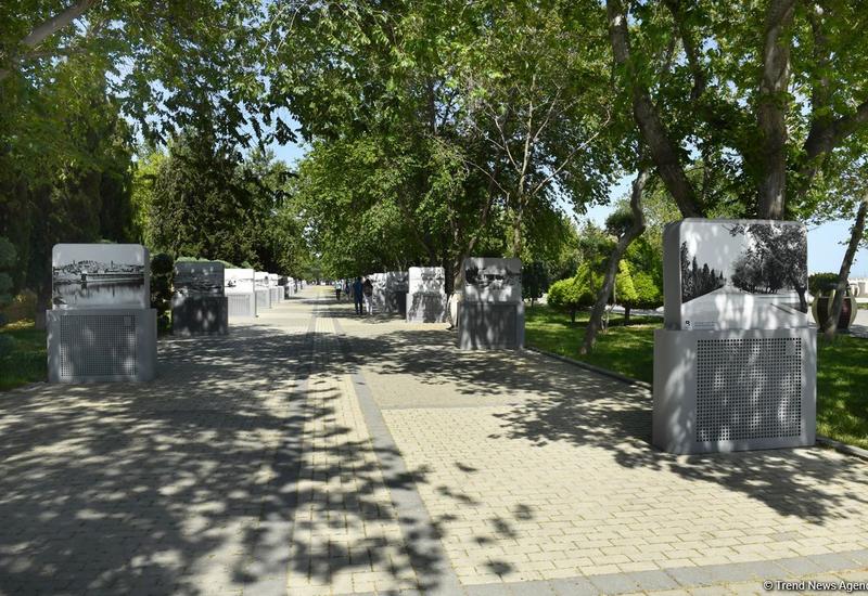 На Бакинском бульваре представлена выставка
