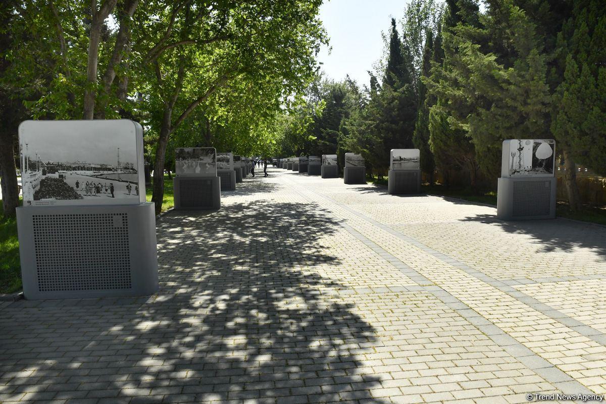 На Бакинском бульваре представлена выставка