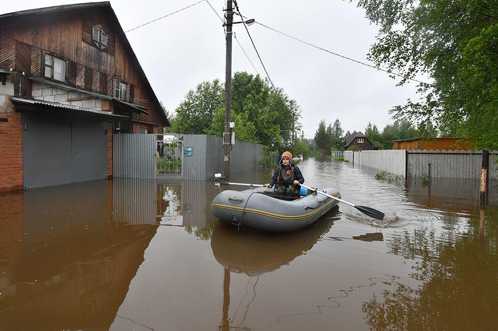 Кадры внезапного потопа в России