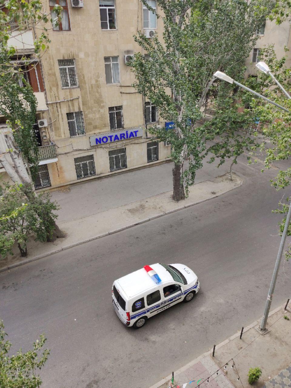 Опустевший Баку: виды из окон, балконов и с улиц