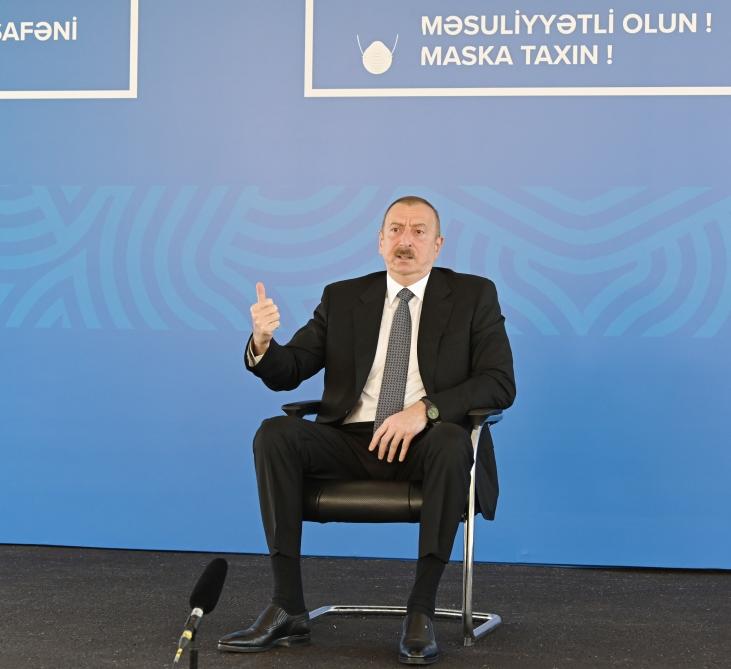 Prezident İlham Əliyevin və birinci xanım Mehriban Əliyevanın iştirakı ilə üç modul tipli xəstəxananın açılışı olub