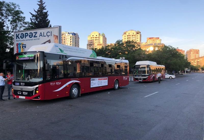 В Баку временно изменится маршрут трех автобусов