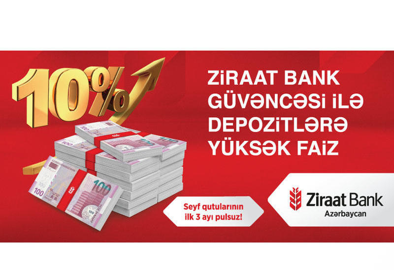Ziraat Bank güvəncəsi ilə depozitlərə yüksək faiz (R)