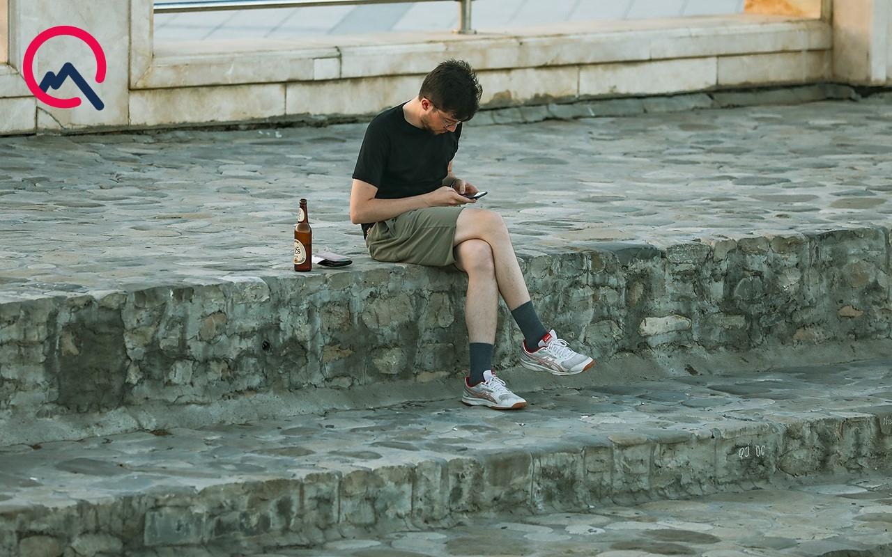 Вечерний Баку во время специального карантинного режима