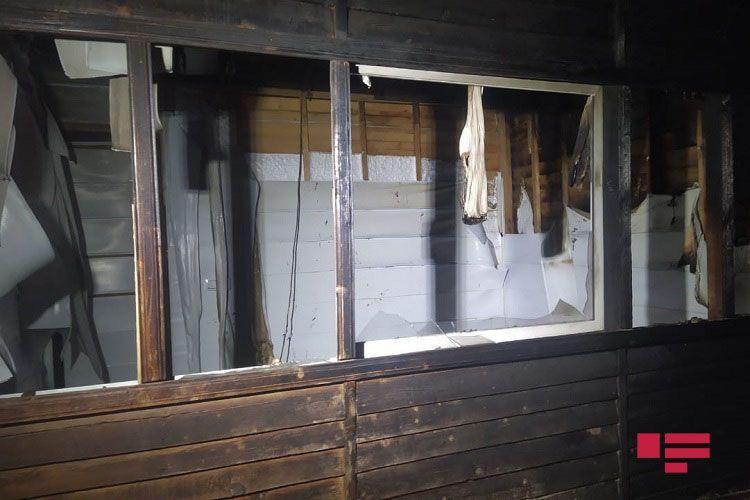 Сильный пожар в Шамкире
