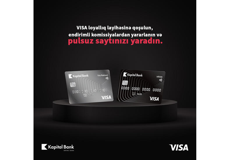 Kapital Bank предлагает особые возможности партнерам, дающим скидки по картам Visa (R)