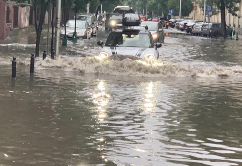 Варшаву затопили сильные ливни