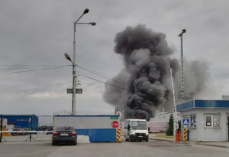 Крупный пожар в Санкт-Петербурге