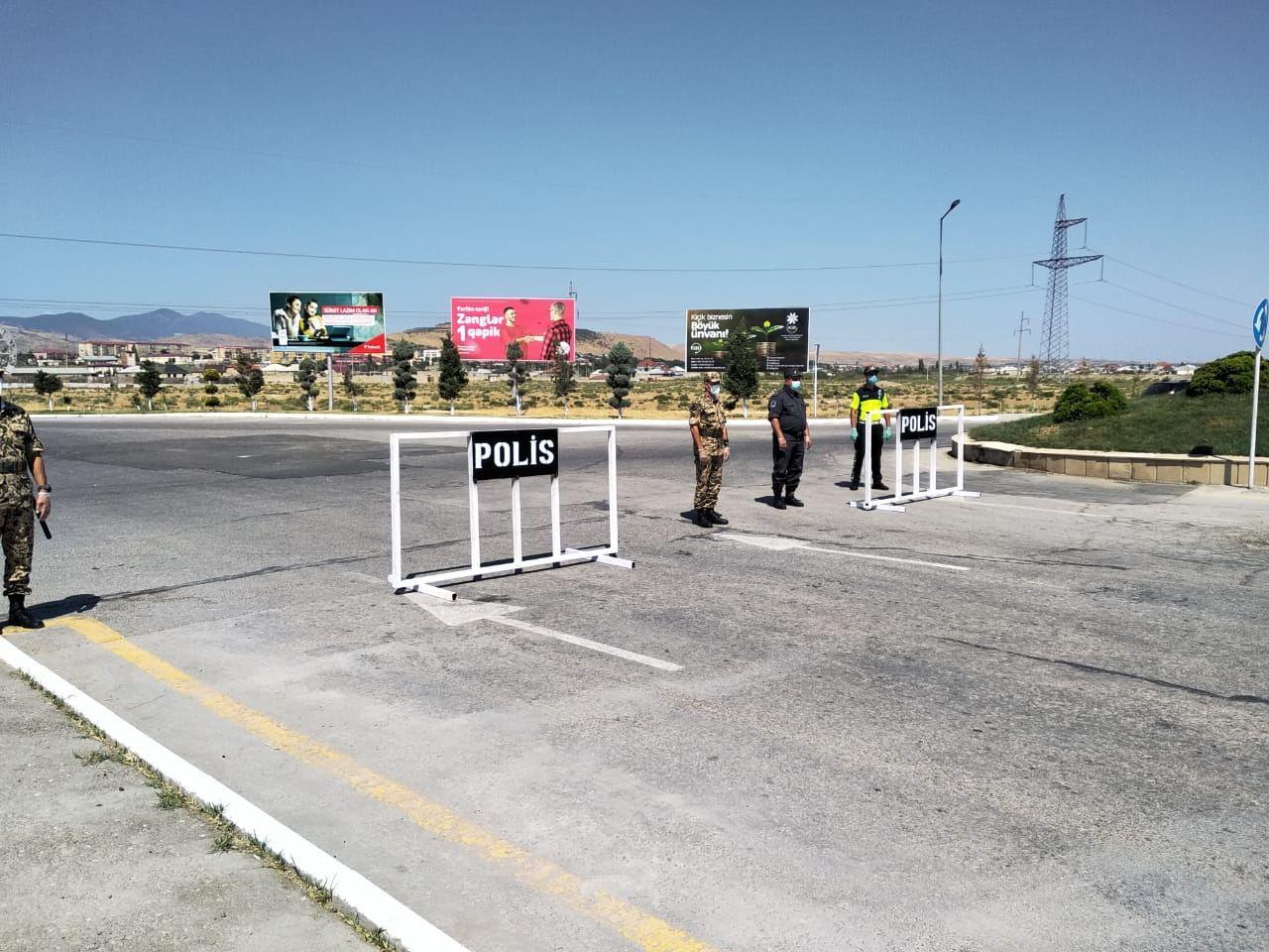 Xaçmaz və Siyəzəndə polis əməkdaşları gücləndirilmiş iş rejimində çalışırlar