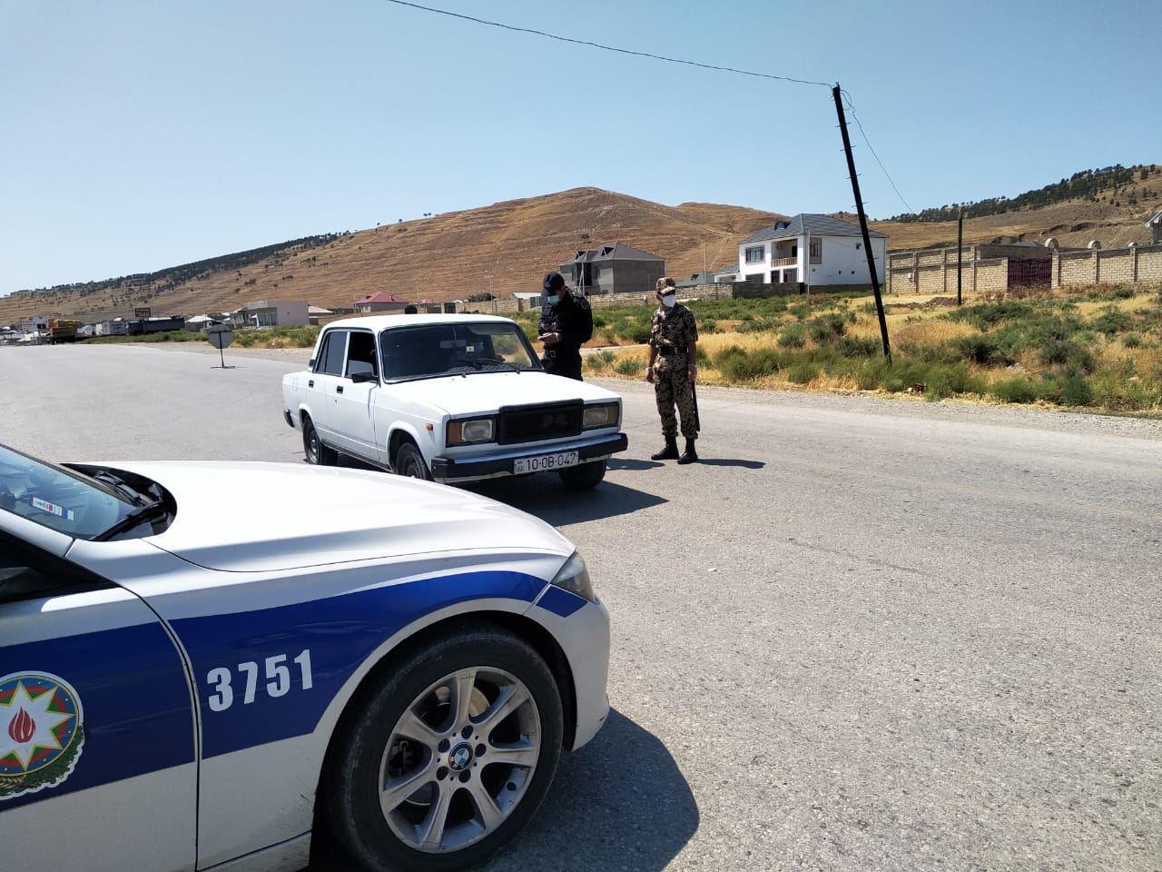 Xaçmaz və Siyəzəndə polis əməkdaşları gücləndirilmiş iş rejimində çalışırlar