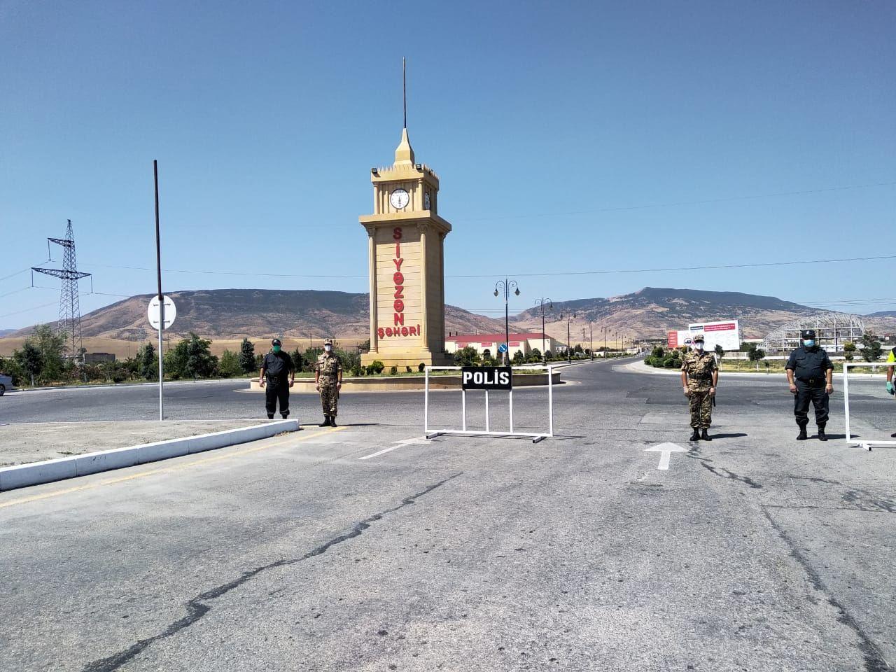 Xaçmaz və Siyəzəndə polis əməkdaşları gücləndirilmiş iş rejimində çalışırlar