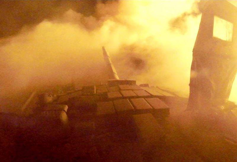 Ночные учения азербайджанской армии в прифронтовой зоне
