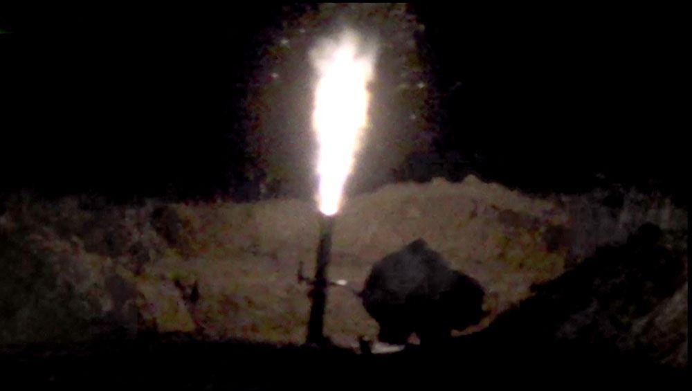 Ночные учения азербайджанской армии в прифронтовой зоне