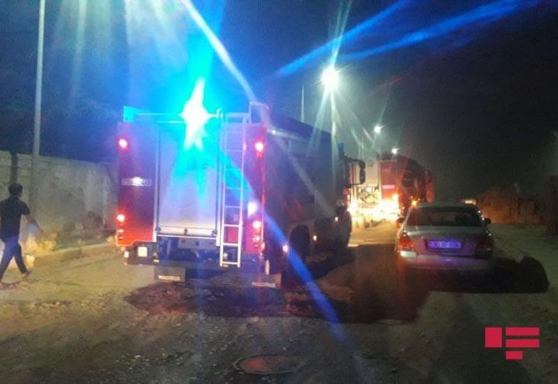 В Загатале сгорел дом