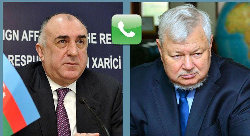 Elmar Məmmədyarovun həmsədrlərlə telefon söhbəti olub