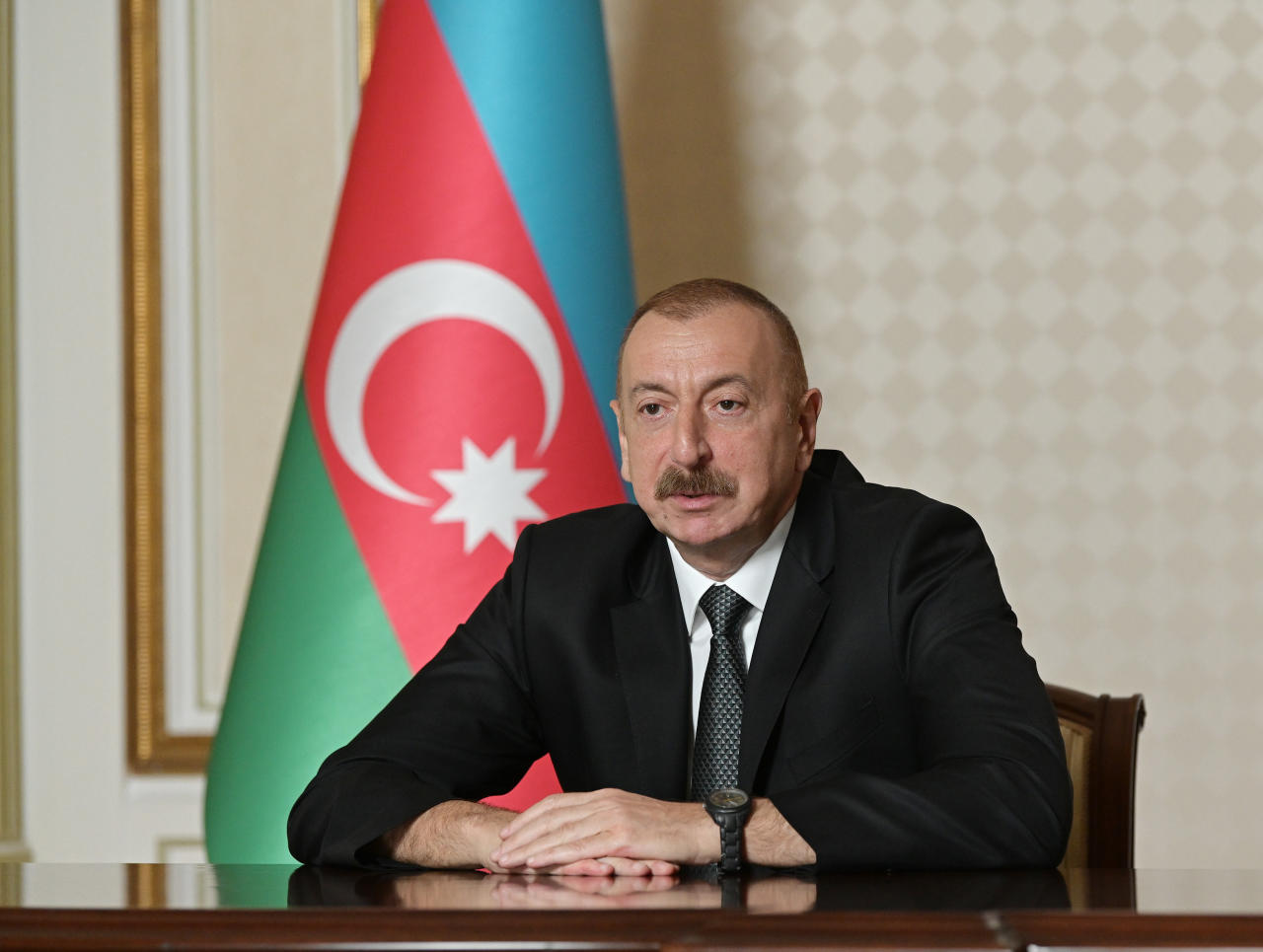 Президент Ильхам Алиев принял в формате видеоконферции Джейхуна Байрамова в связи с назначением на должность министра иностранных дел