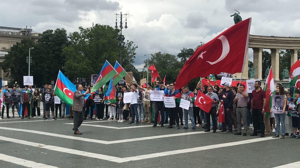 В Будапеште прошел массовый митинг против армянской агрессии