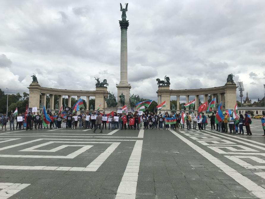 В Будапеште прошел массовый митинг против армянской агрессии