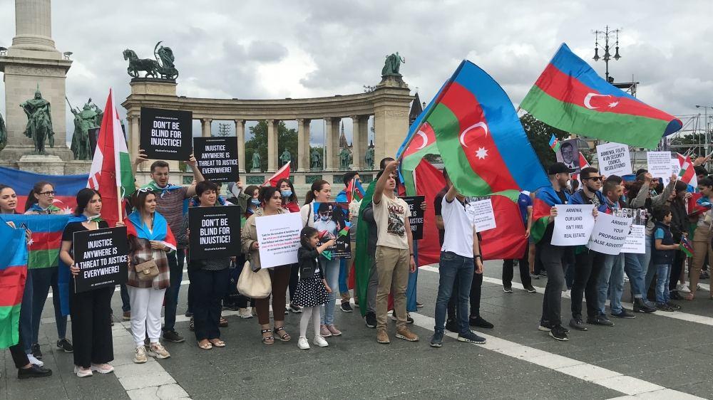 В Будапеште прошел массовый митинг против армянской агрессии