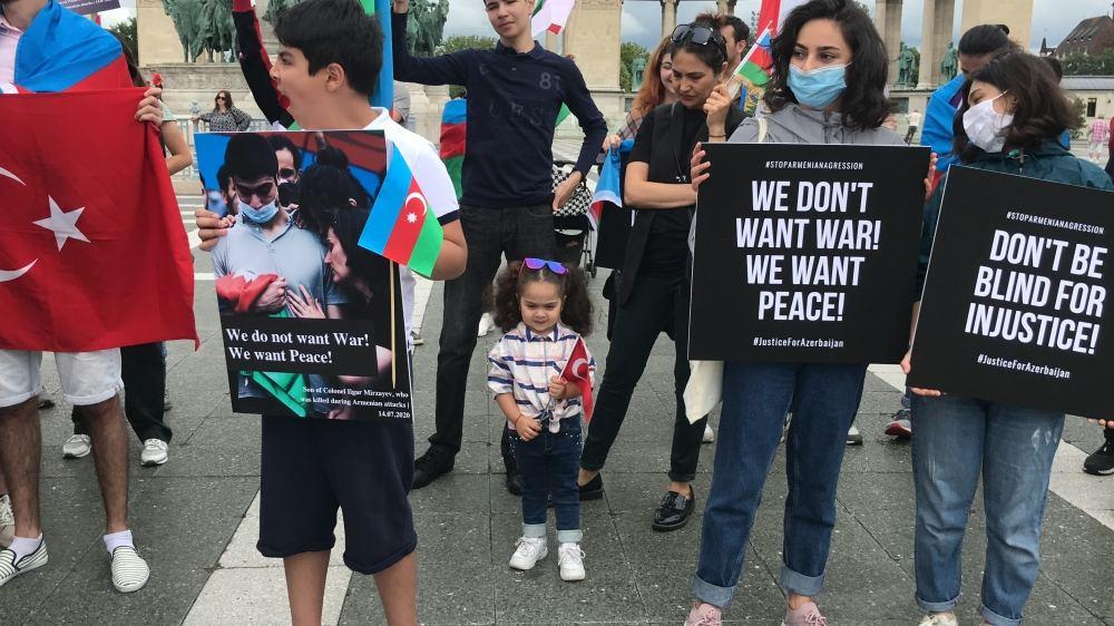В Будапеште прошел массовый митинг против армянской агрессии