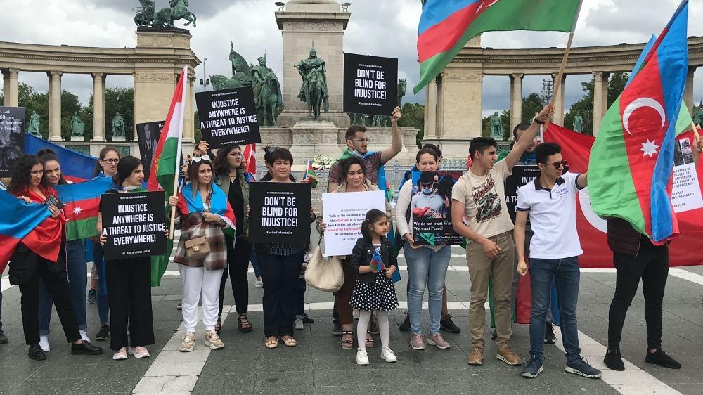 В Будапеште прошел массовый митинг против армянской агрессии