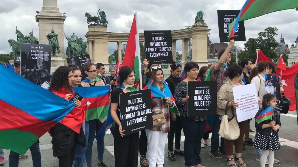 В Будапеште прошел массовый митинг против армянской агрессии