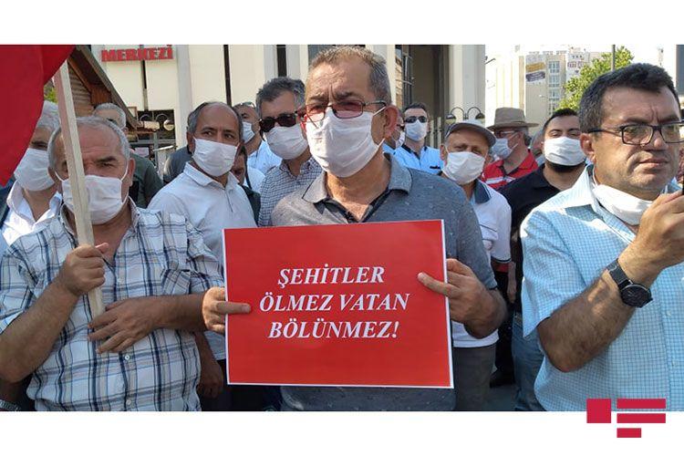 Türkiyənin Kayseri şəhərində Azərbaycana dəstək mitinqi keçirilib