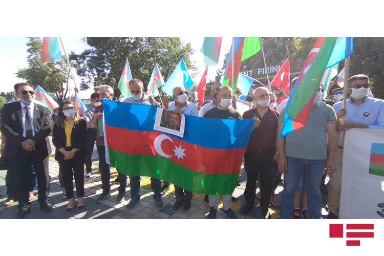 Türkiyənin Kayseri şəhərində Azərbaycana dəstək mitinqi keçirilib