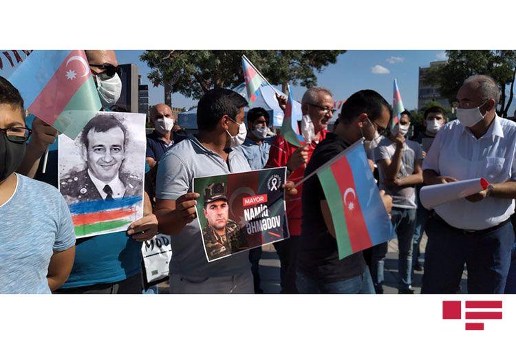 Türkiyənin Kayseri şəhərində Azərbaycana dəstək mitinqi keçirilib