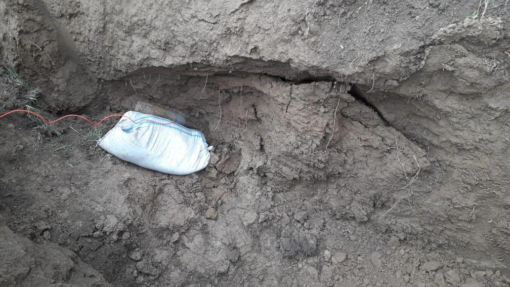 Tovuzda Ermənistan silahlı qüvvələri tərəfindən atılmış top mərmisi tapılıb