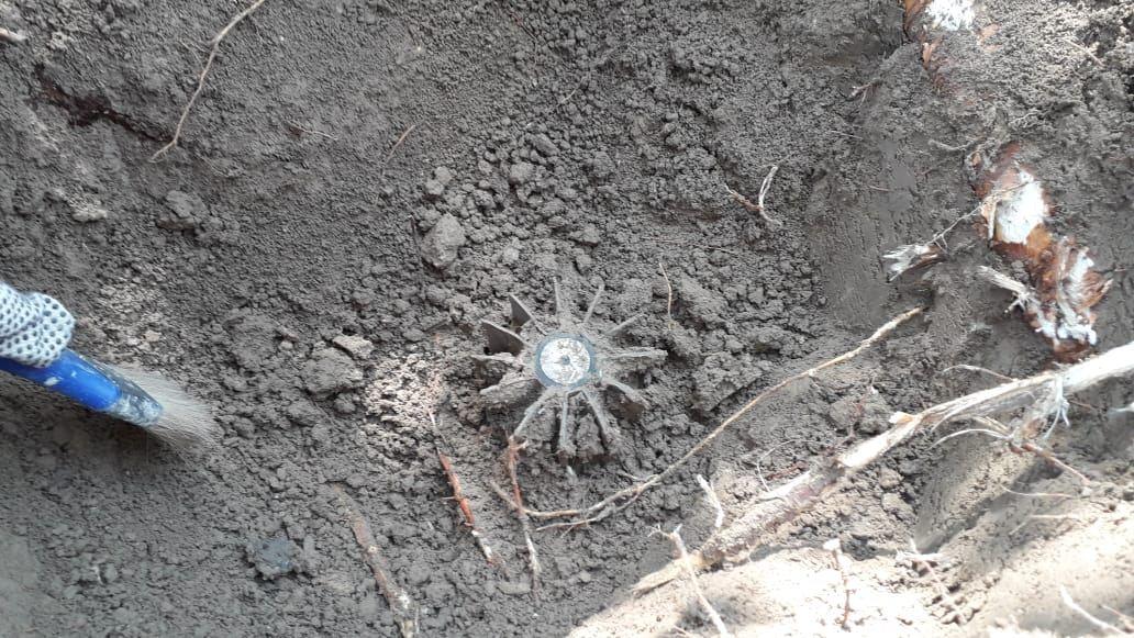 Tovuzda Ermənistan silahlı qüvvələri tərəfindən atılmış minaatan mərmisinin hissələri olunub