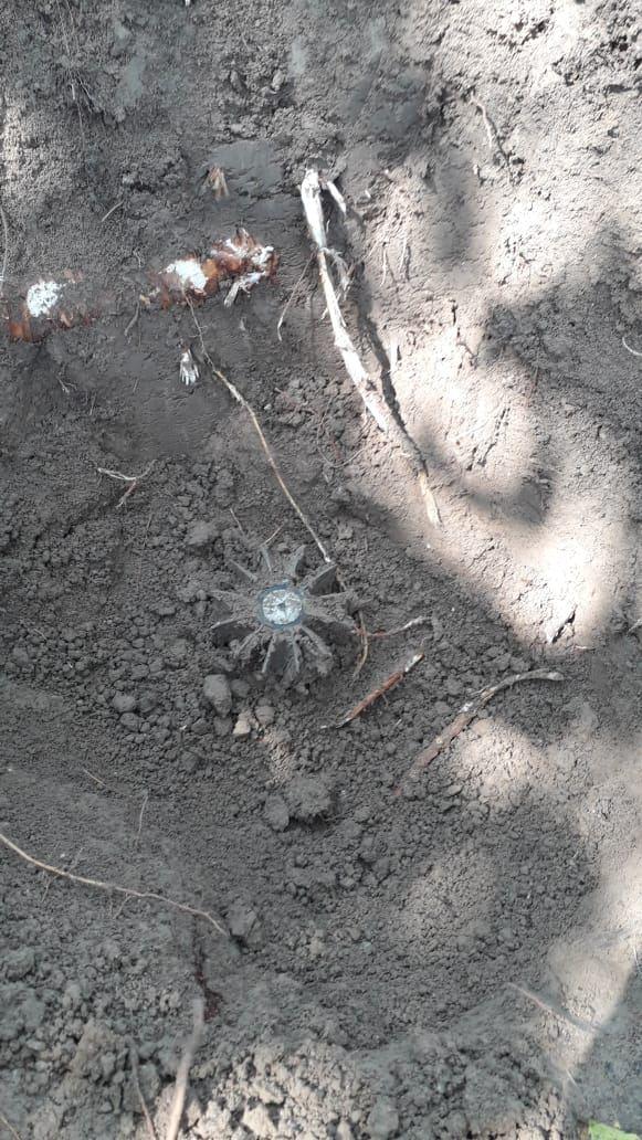 Tovuzda Ermənistan silahlı qüvvələri tərəfindən atılmış minaatan mərmisinin hissələri olunub