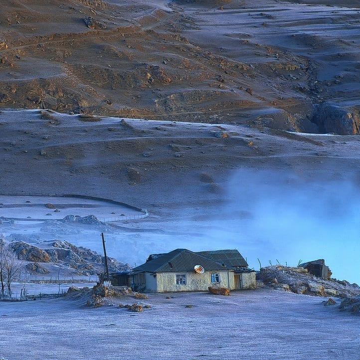 Необычное горное село в Азербайджане