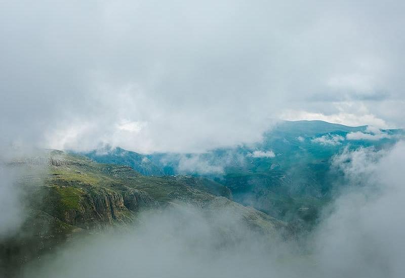 Необычное горное село в Азербайджане