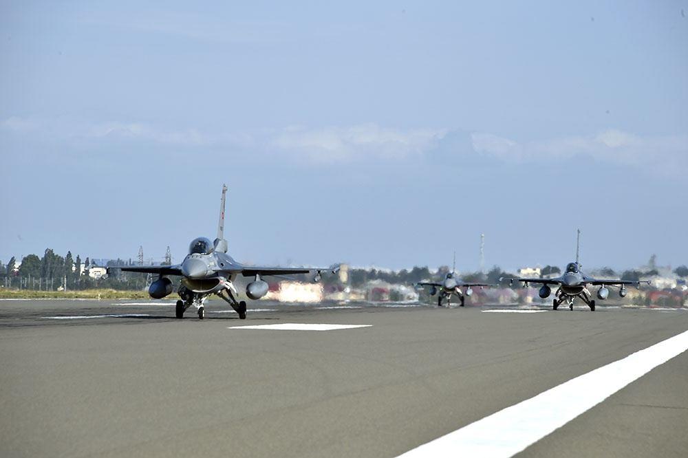 Истребители F-16 ВВС Турции прибыли в Азербайджан