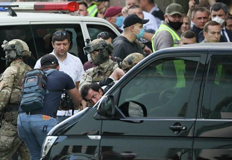 Кадры задержания киевского террориста
