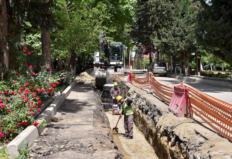 В Газахе устраняется проблема в связи с питьевой водой и канализацией
